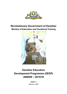 Revolutionary Government of Zanzibar Zanzibar Education