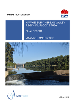 Hawkesbury-Nepean Valley Regional Flood Study