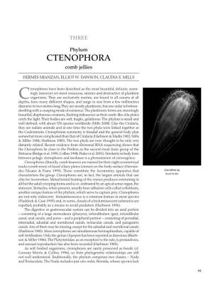 CTENOPHORA Comb Jellies