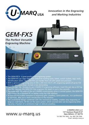GEM-FX5 Spec Sheet