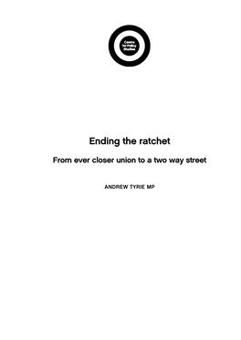 Ending the Ratchet
