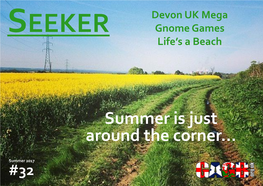 Devon UK Mega Gnome Games Life's a Beach