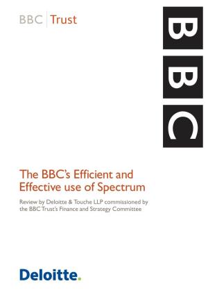 The BBC's Use of Spectrum
