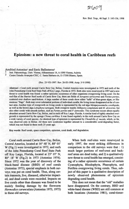 A New Threat to Coral Health in Caribbean Reefs