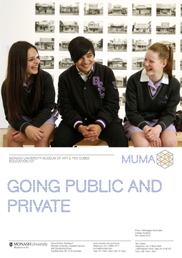 Going Public and Private Education Kit 2016