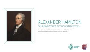 Alexander Hamilton: the $10 Note Brochure