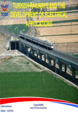 Turkish Railways and the Development of Electrical Applications