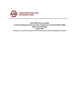 AIIB-Water-Sector-Analysis-Final.Pdf