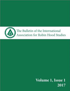 Volume 1, Issue 1 2017 ROBIN HOOD and the FOREST LAWS