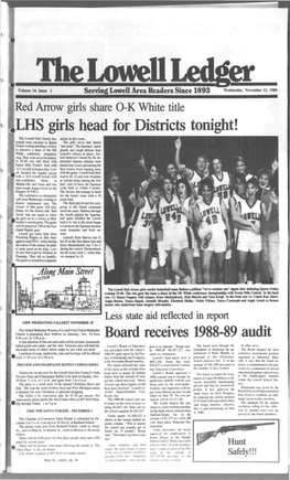 LHS Girls Head for Districts Tonight!