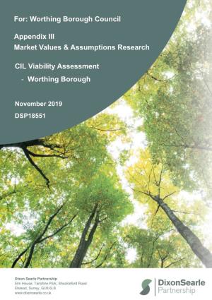 CD02-11 Viability Market Values & Assumptions