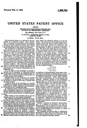 UNITED STATES PATENT Office 1989,764 PROCESS and COMPOST on for HE PRO
