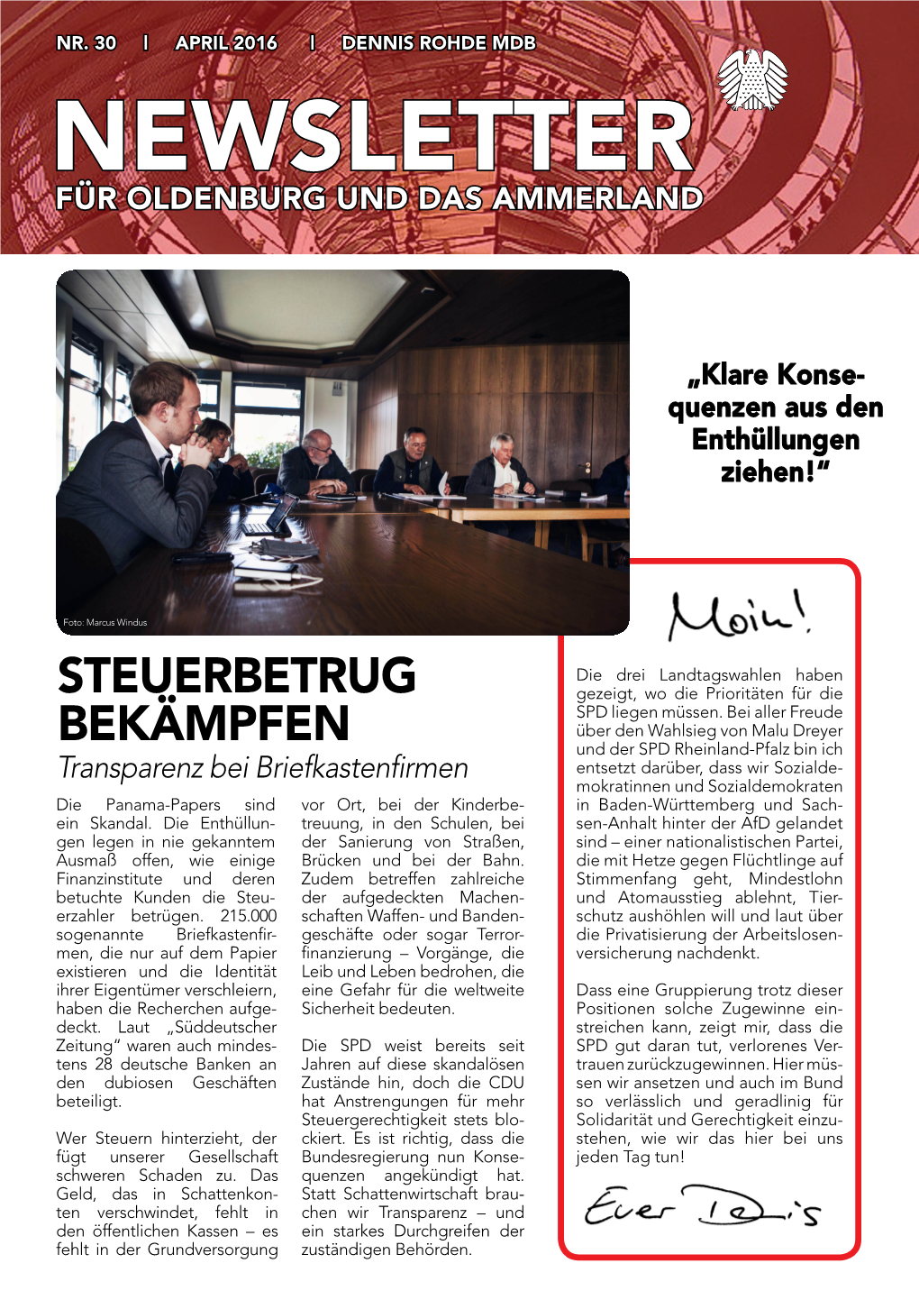 Newsletter Für Oldenburg Und Das Ammerland