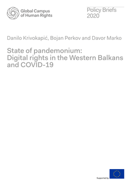 Digital Rights in the Western Balkans and COVID-19