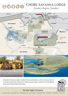 CHOBE SAVANNA LODGE Zambezi Region, Namibia