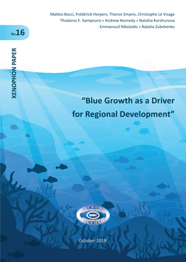 XENOPHON PAPER “Blue Growth As a Driver for Regional Development”