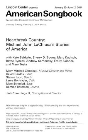 Michael John Lachiusa's Stories of America