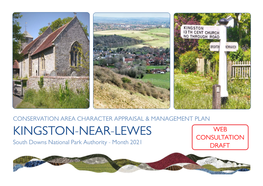 KINGSTON-NEAR-LEWES CONSULTATION South Downs National Park Authority - Month 2021 DRAFT CONTENTS