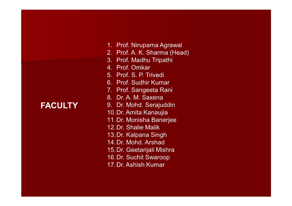 Lucknow University Faculty Zoology.Pdf