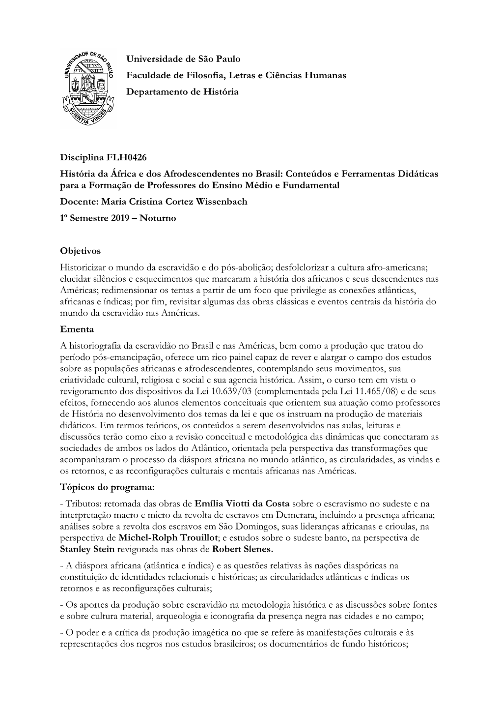 História Da África E Dos Afrodescendentes No Brasil