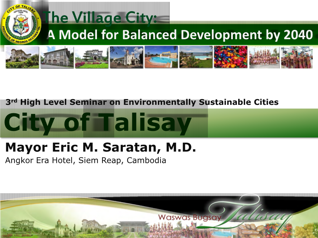Talisay Mayor Eric M