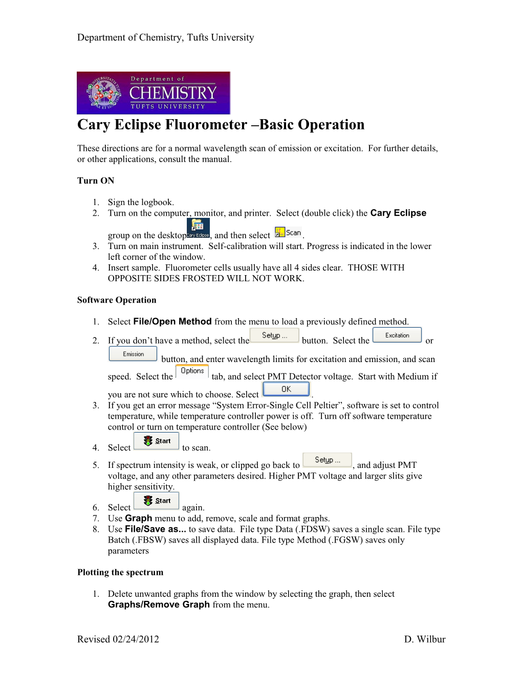 Cary Eclipse Brief Directions