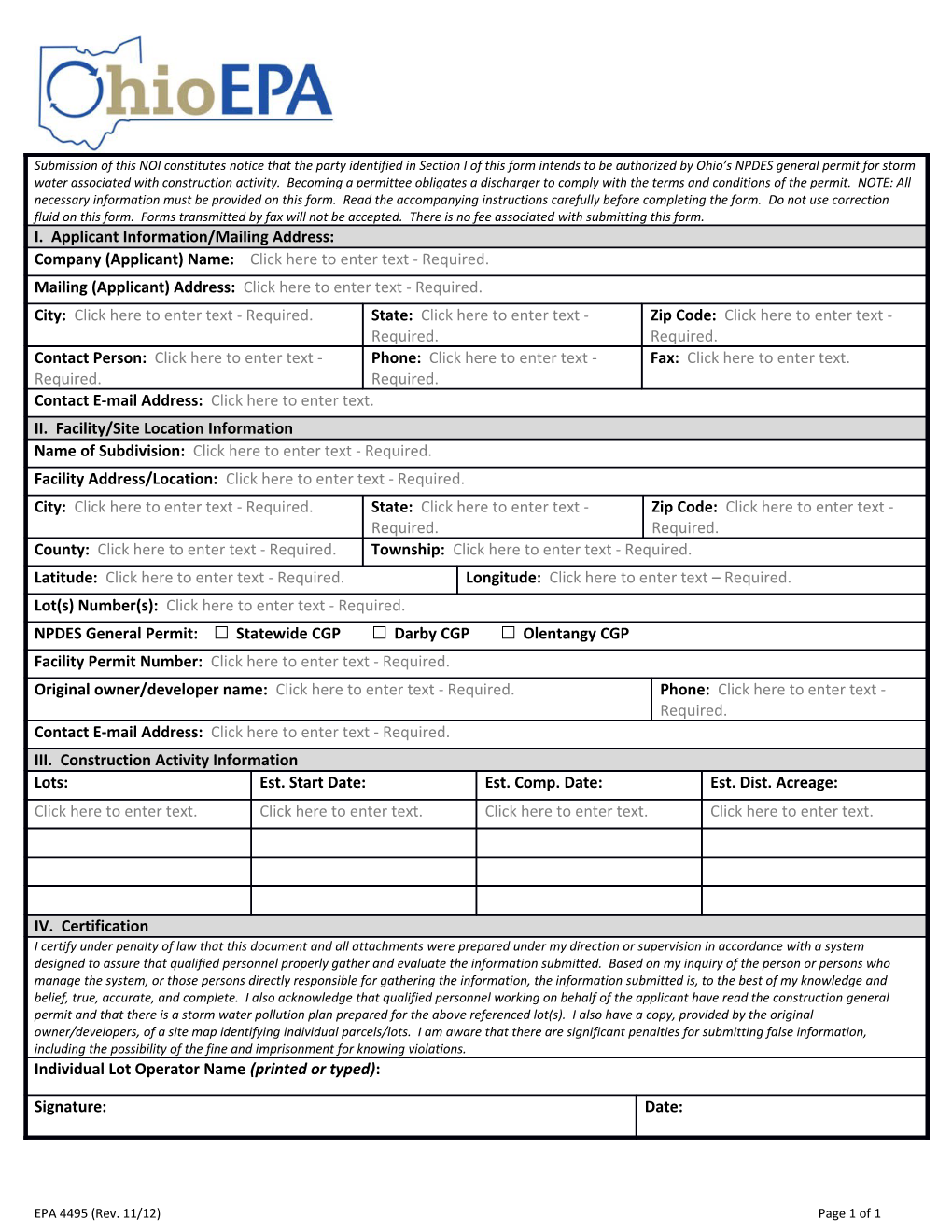 EPA 4495 (Rev. 11/12) Page 1 of 1