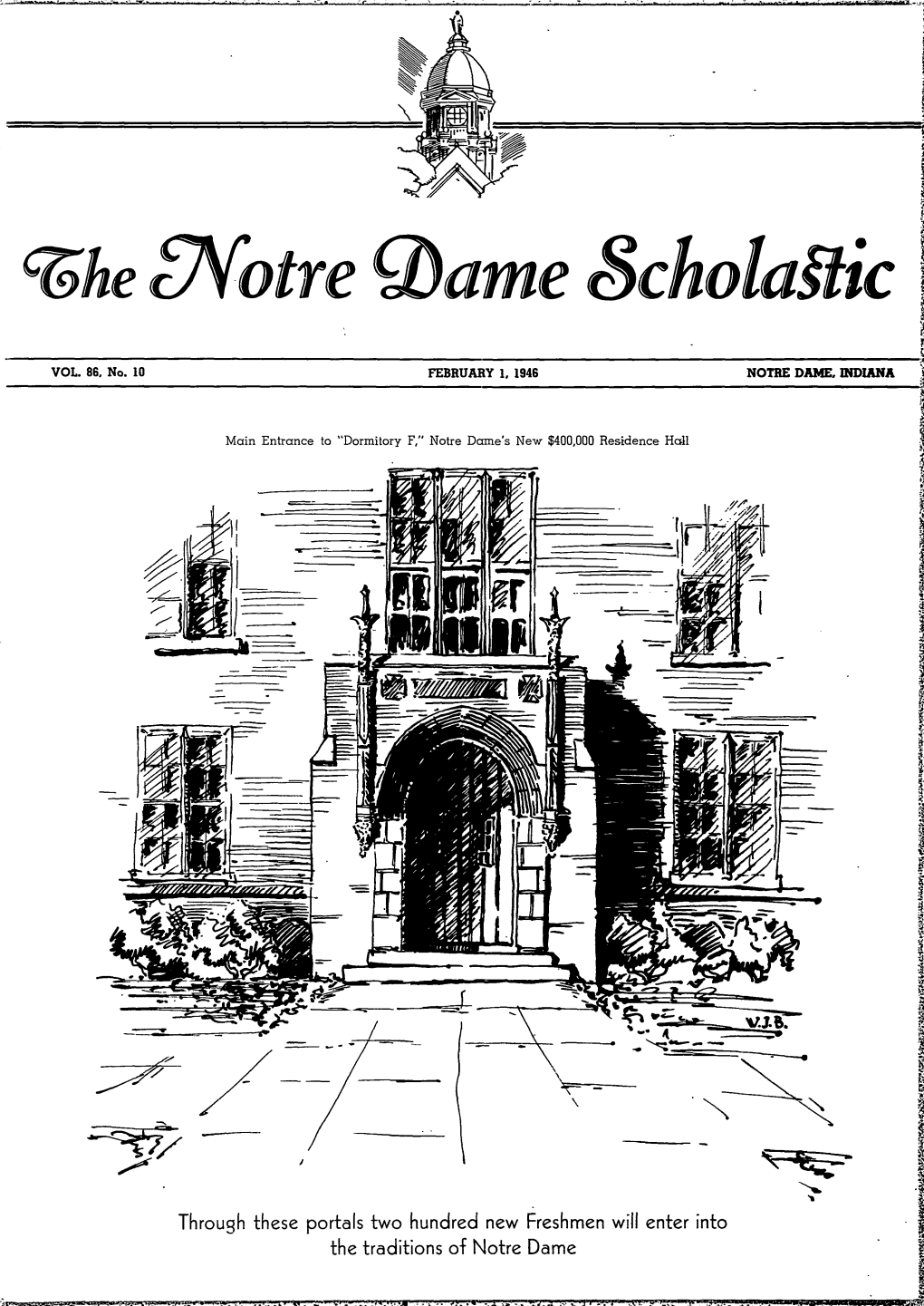 Notre Dame Scholastic, Vol. 86, No. 10