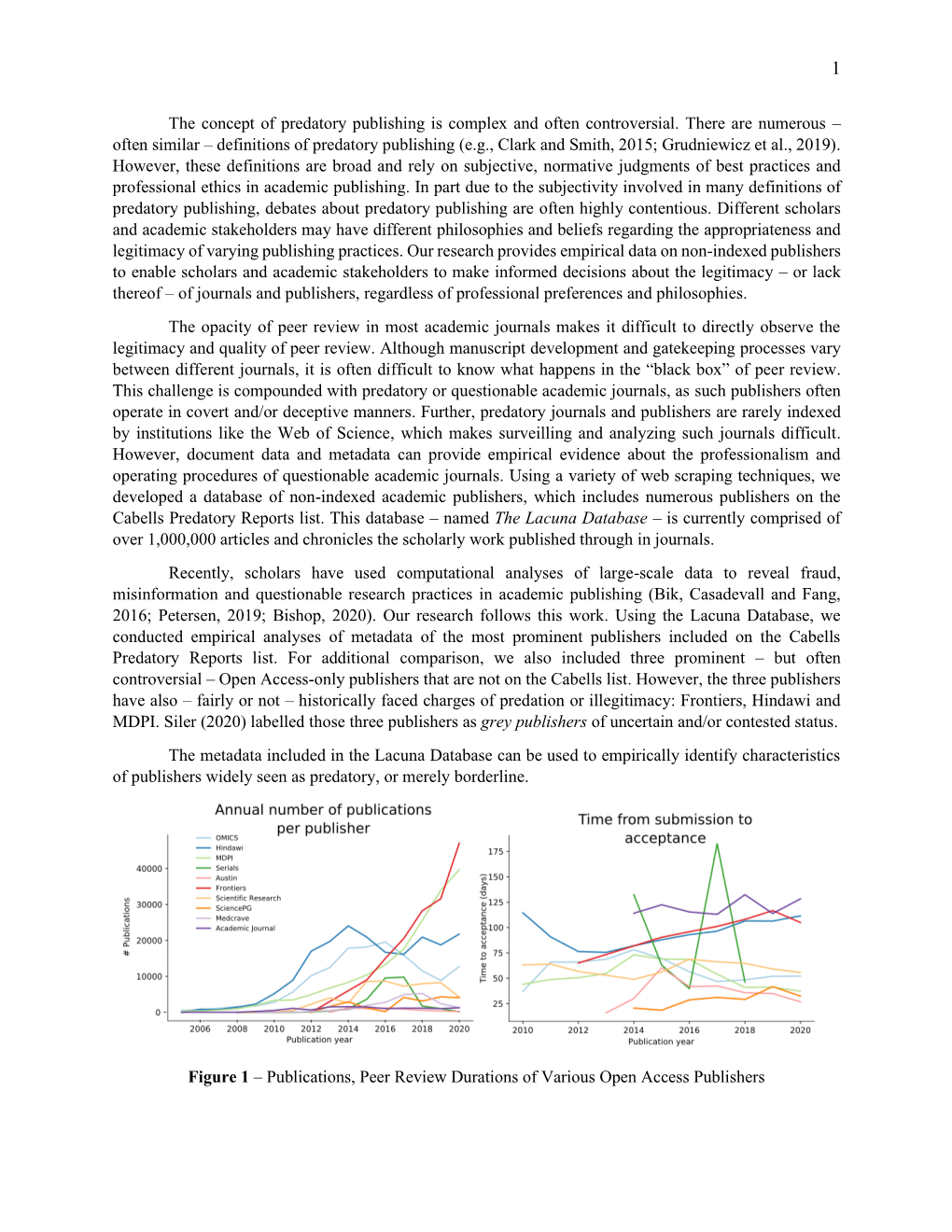 Definitions of Predatory Publishing (E.G., Clark and Smith, 2015; Grudniewicz Et Al., 2019)