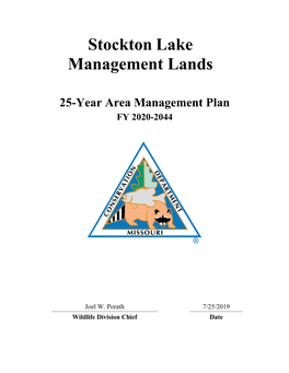 2020 Stockton Lake Management Lands Management Plan  Page 2