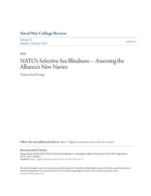 NATO's Selective Sea Blindness—Assessing the Alliance's New