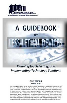 Planning For, Selecting, and Implementing Technology Solutions