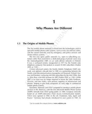 1 Why Phones Are Different