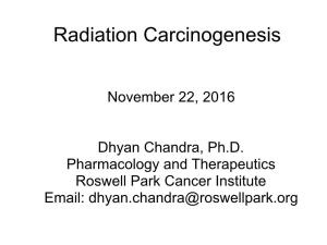 Radiation Carcinogenesis