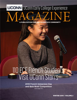 110 ECE French Students Visit Uconn Storrs