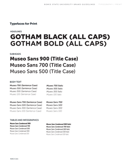 Gotham Bold (All Caps)