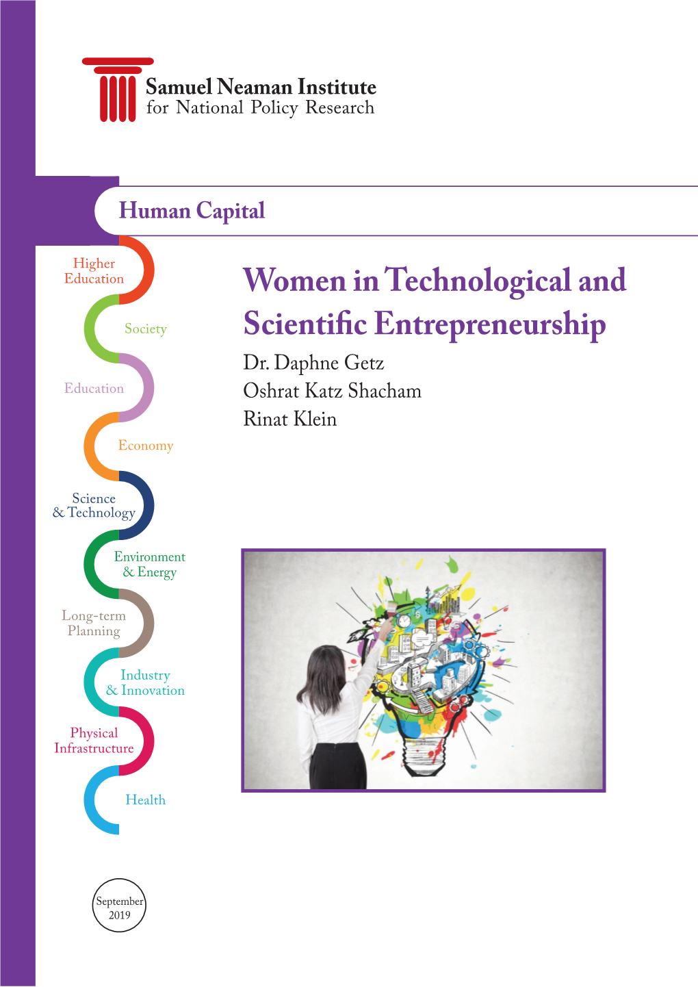 Women in Technological and Scientific Entrepreneurship