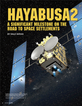 HAYABUSA2: a Significant Milestone on the Road to Space Settlements