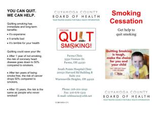 Smoking Cessation Leadership Center Chosen As a Method of Birth Control Among Women of Reproductive Age