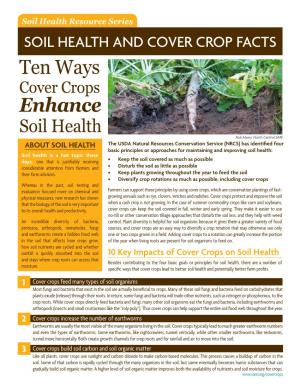 Soil Health and Cover Crop Facts