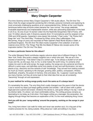 Mary Chapin Carpenter