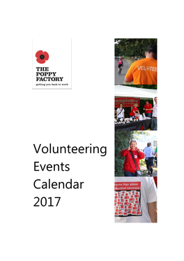 Volunteering Events Calendar 2017 Richmond May Fair