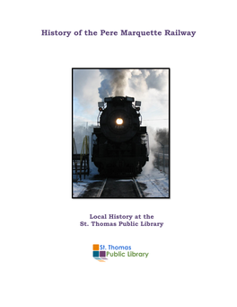 History of the Pere Marquette Railway