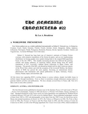 The Nemedian Chroniclers #22 [WS16]
