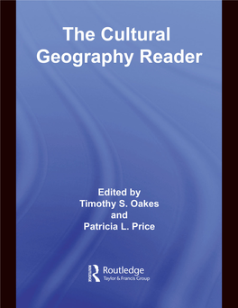 The Cultural Geography Reader