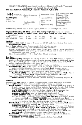 HORSE in TRAINING, Consigned by Conkwell Grange