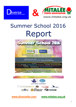Summer School Report 2016