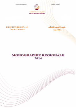 Monographie Régionale Doukala Abda 2014