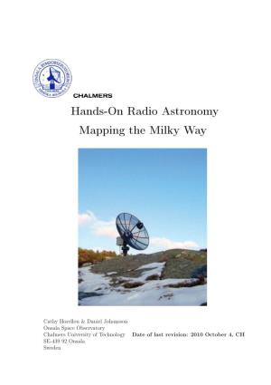 Hands-On Radio Astronomy Mapping the Milky Way