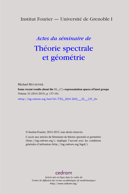 Representation Spaces of Knot Groups Volume 32 (2014-2015), P